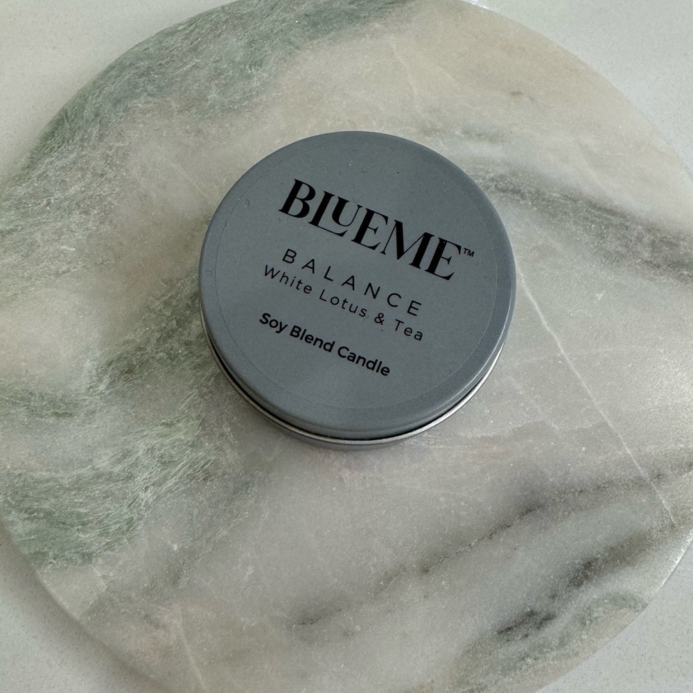 BLUEME WHITE LOTUS & TEA mini candle NEW